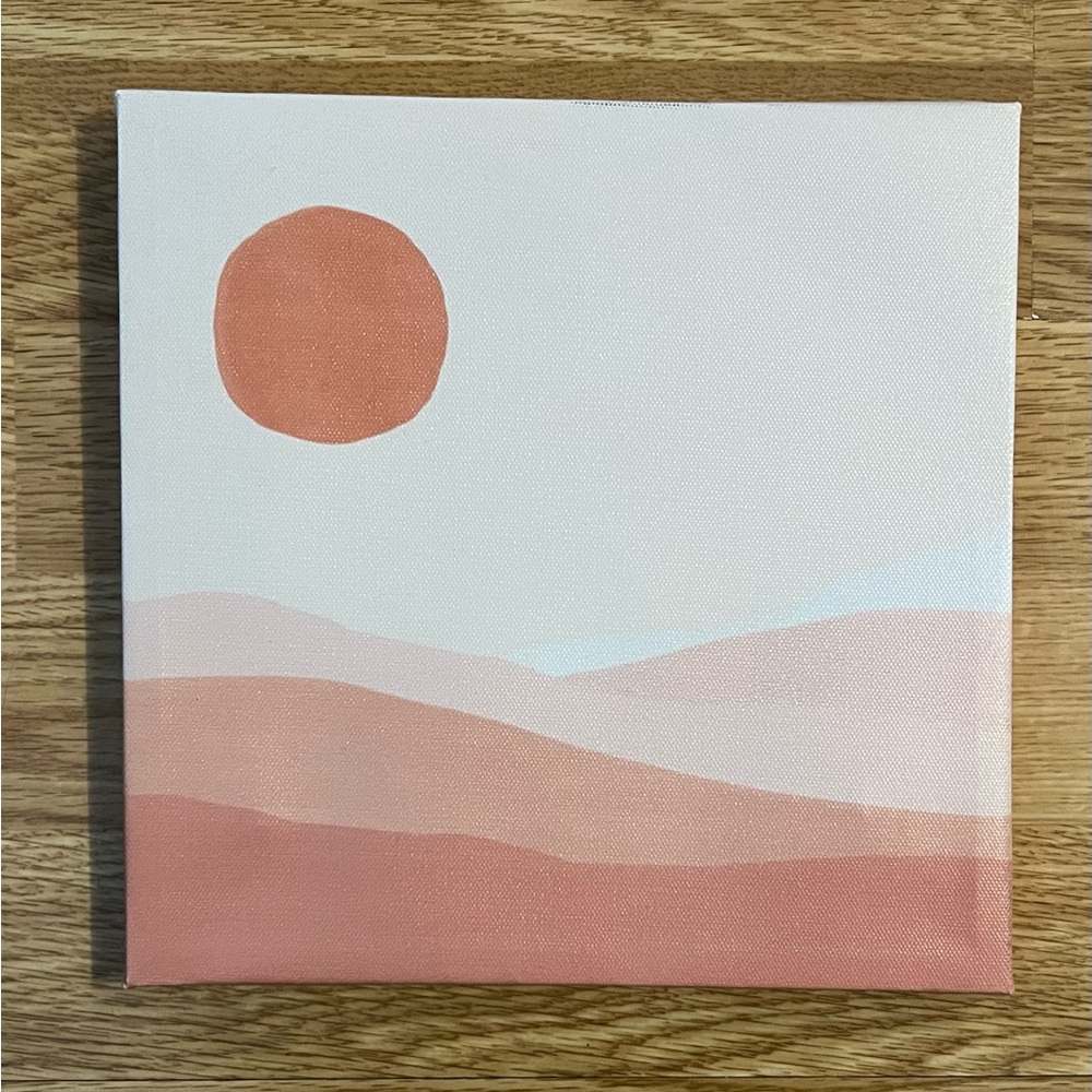 Abstract Sunset Canvas Art